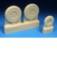 1/48 Hawker Hunter Main and Nose Wheels for Airfix/Academy kits