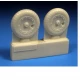 1/48 Fw 190A-6 - A-9 F/D Mainwheels w/Ribbed Tyres for Eduard/Hasegawa/Tamiya/Dragon.etc