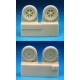 1/72 Messerschmitt Bf 109B/C/D/E Main Wheels for Airfix/Tamiya/ICM/Academy/Hasegawa..