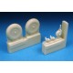 1/72 Boulton-Paul Defiant Main Wheels (2 Wheels) & Tail Wheel for Airfix/Pavla kit