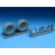 1/48 P-51 Mustang Diamond Tread Mainwheels