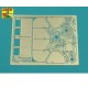 1/16 Tiger I, E Tunisia 501 abt.- Tail Mud Flaps for Tamiya kits