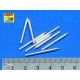 1/350 IJN Mutsu and Nagato 406mm Barrels (8pcs)