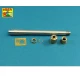1/35 German E-100 Heavy Tank Krupp Turret 150mm Barrel w/Muzzle Brake for Trumpeter kits