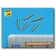 1/35 German Tank MG34 Machine Guns Barrels Tips for Turret Mount (5pcs)