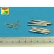 1/400 Barrels Set for Royal Navy Battleship Hood (8x 381mm, 14x 102 mm)
