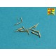 1/400 Polish Destroyer Blyskawica Gun Barrels Set for Mirage Hobby kits