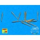 1/700 15cm Barrels SKC/28 for German Bismarck,Tirpitz,Scharnhorst,Gneisenau x12