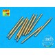 1/700 40.6cm Barrels for British Navy Ships: Nelson, Rodney (9pcs)