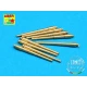 1/700 40.6cm (16in) Barrels for USS Iowa,New Jersey,Missouri,Wisconsin (9pcs)