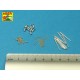 1/700 Italian Battleship RN Roma/Littorio/Vittorio Veneto Barrels Set