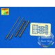 Barrels for 1/24 German 7.92mm MG17 Aircraft Machine Guns (2pcs)
