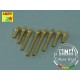 1/72 Turned .50 Cal 12.7mm Browning M2 Barrels (8pcs) for P-47 Thunderbolt 