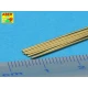 Brass Round Rods 0.6mm (Length: 250mm, 8pcs)