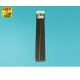 Brass Square Rods (diameter: 1.0mm, length: 245mm, 2pcs)