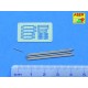 1/35 Barrel Cleaning Rods with Brackets for Tiger I Tunisia for Tamiya kit