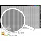 Photo-etched Net 0.8mm x 0.5mm (Net Dimension without frame: 75mm x 42mm)