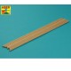 Wooden Round Rods (diorama: 4mm, length: 245mm, 8pcs)