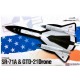 1/72 Lockheed SR-71A Blackbird with GTD-21 Drone