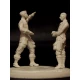 1/32 Luftwaffe Pilots in Discussion after a Sorte (2 Resin Figures)