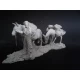 1/35 WWII Italian Campaign Kiwi Mulepacker (1 man, 2 mules w/stowage, handler, base)