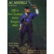 1/24 (75mm) New Zealand Forest Ranger Officer 1865 (1 Resin Figure)