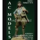 1/24 (75mm) WWI ANZAC at Gallipoli 1915  with Pipe (1 Resin Figure)