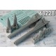 1/48 Kh-25MP1 Anti-Radar Missile Set AS-12 "Kegler" (2pcs) w/Passive Radar HH Module 1VP