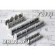 1/72 MBD2-67U Multiple Bomb Racks (2 Racks & 4 100kg SAB-100MN Bombs)