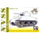 1/35 M4 Sherman Vertical Volute Spring Suspension Unit Horizontal Return Roller