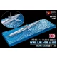 1/350 "Ocean Waves" Ship Diorama Base (38.5 x 14 x 2.5cm) for IJN I-58/I-19