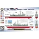 1/700 US Navy Oliver Hazard Perry Class Frigate