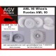 1/35 Panhard AML 90 Armoured Scout Car Wheels