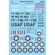 1/48 Korean War P-51 Mustangs Decals