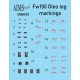 Decals for 1/48 Junkers Ju 88 Data Plates (plus extras)