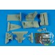 1/32 North American F-86F Sabre Cockpit Set for Kinetic kit