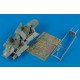 1/32 Sukhoi Su-27UB Flanker C Cockpit Set for Trumpeter kits 
