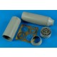1/32 Grumman F-14A Tomcat Exhaust Nozzles for Tamiya kits 