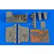 1/32 Messerschmitt Bf 109G-6 Cockpit Set for Revell kits 