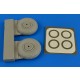 1/32 Ilyushin Il-2m3 Wheels w/Paint Masks