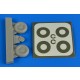 1/32 Bucker Bu 131 Wheels & Paint Masks Disc Cover 