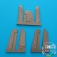 1/48 F4U-1 Corsair Control Surfaces for Tamiya kit