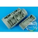 1/48 F-16C Falcon Wheel Bays for Tamiya kit