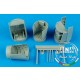 1/48 Heinkel He-219A-7 Main Wheel Bays for Tamiya kit