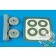 1/48 Macchi MC.202/205 Wheels & Paint Masks