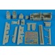 1/48 North-American F-100F Super Sabre Cockpit Set - late version for Trumpeter kits 