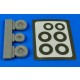 1/48 Cessna A-37 / A-37B Dragonfly Wheels & Paint Masks for Trumpeter kit