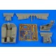 1/48 McDonnell F-101A/C Voodoo Cockpit Set for KittyHawk kit