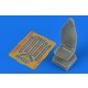 1/48 Polikarpov I-153 Chaika Seat for ICM kit (1 Seat, Resin+PE)