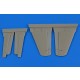 1/48 Messerschmitt Me 262A/B Control Surfaces for Hobby Boss kit
